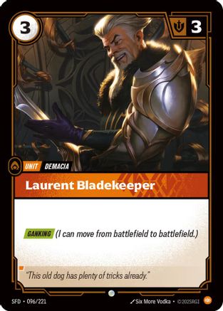 Laurent Bladekeeper 096/221 Spiritforged Common Foil Near Mint  Japanese