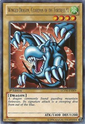 Winged Dragon, Guardian of the Fortress #1 Legendary Collection 3: Yugi's World LCYW-EN009 Near Mint Ultra Rare English 1st Edition