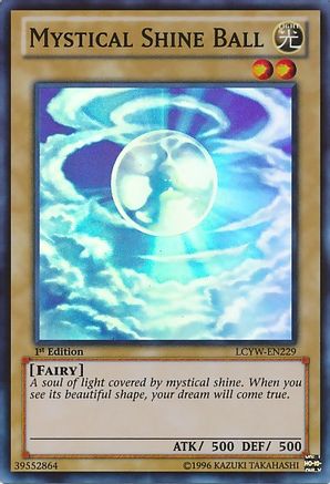 Mystical Shine Ball Legendary Collection 3: Yugi's World LCYW-EN229 Near Mint Super Rare English 1st Edition