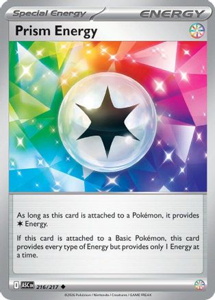 Prism Energy 216/217 Ascended Heroes Reverse Holo Near Mint  English