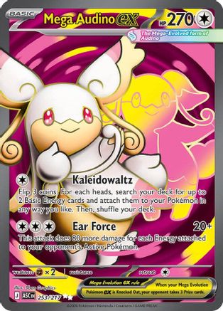 Mega Audino ex 253/217 Ascended Heroes Ultra Rare Near Mint  English