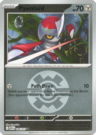 Pawniard (Quick Ball) 146/217 Ascended Heroes Reverse Holo Near Mint  English