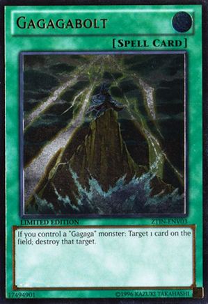 Gagagabolt ZTIN-ENV03 2013 Zexal Collection Tin Ultimate Rare Near Mint  English