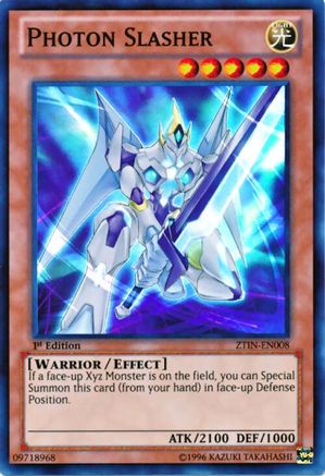Photon Slasher ZTIN-EN008 2013 Zexal Collection Tin 1st Edition Super Rare Near Mint  English