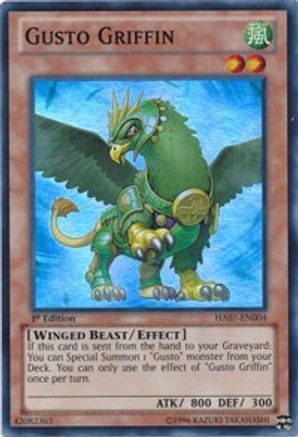 Gusto Griffin Hidden Arsenal 7: Knight of Stars HA07-EN004 Near Mint Super Rare English 1st Edition