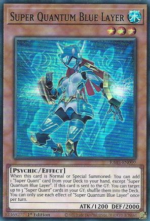 Super Quantum Blue Layer RA05-EN009 Rarity Collection 5 1st Edition Super Rare Near Mint  English