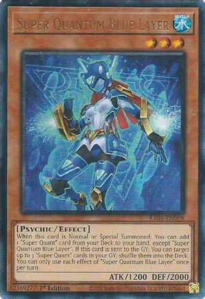 Super Quantum Blue Layer (Ultimate Rare) RA05-EN009 Rarity Collection 5 1st Edition Ultimate Rare Near Mint  English
