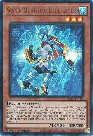 Super Quantum Blue Layer (Ultra Rare) RA05-EN009 Rarity Collection 5 1st Edition Ultra Rare Near Mint  English