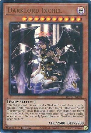 Darklord Ixchel (Ultra Rare) RA05-EN010 Rarity Collection 5 1st Edition Ultra Rare Near Mint  English