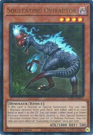 Souleating Oviraptor (Ultra Rare) RA05-EN011 Rarity Collection 5 1st Edition Ultra Rare Near Mint  English