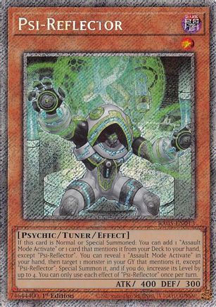 Psi-Reflector RA05-EN013 Rarity Collection 5 1st Edition Platinum Secret Rare Near Mint  English
