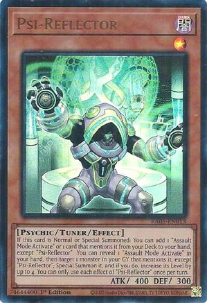 Psi-Reflector (Ultra Rare) RA05-EN013 Rarity Collection 5 1st Edition Ultra Rare Near Mint  English