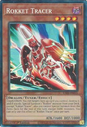 Rokket Tracer RA05-EN015 Rarity Collection 5 1st Edition Collector's Rare Near Mint  English
