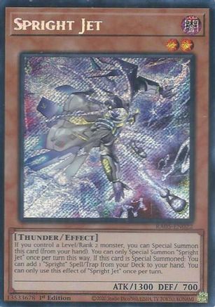 Spright Jet RA05-EN022 Rarity Collection 5 1st Edition Secret Rare Near Mint  English