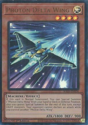 Photon Delta Wing (Ultra Rare) RA05-EN026 Rarity Collection 5 1st Edition Ultra Rare Near Mint  English