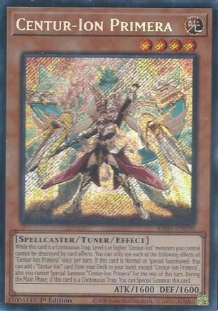 Centur-Ion Primera RA05-EN030 Rarity Collection 5 1st Edition Secret Rare Near Mint  English