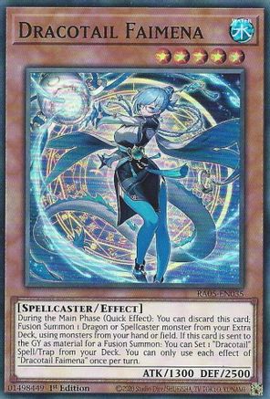 Dracotail Faimena RA05-EN035 Rarity Collection 5 1st Edition Super Rare Near Mint  English