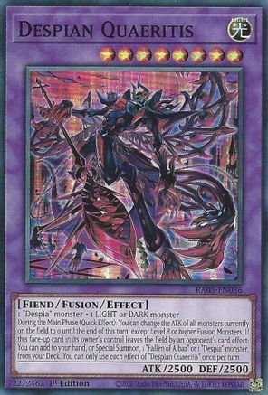 Despian Quaeritis RA05-EN036 Rarity Collection 5 1st Edition Super Rare Near Mint  English