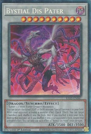 Bystial Dis Pater RA05-EN041 Rarity Collection 5 1st Edition Collector's Rare Near Mint  English