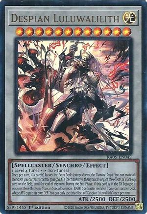 Despian Luluwalilith (Ultra Rare) RA05-EN042 Rarity Collection 5 1st Edition Ultra Rare Near Mint  English