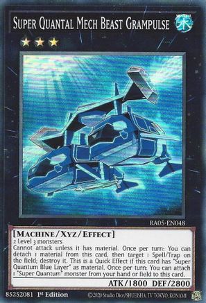 Super Quantal Mech Beast Grampulse RA05-EN048 Rarity Collection 5 1st Edition Super Rare Near Mint  English