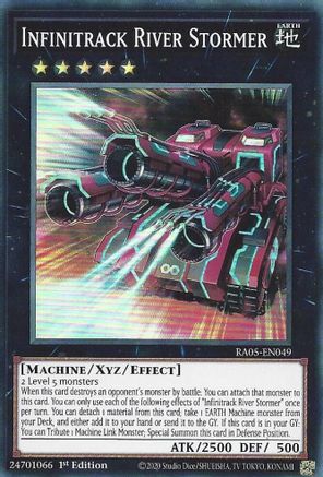 Infinitrack River Stormer RA05-EN049 Rarity Collection 5 1st Edition Super Rare Near Mint  English