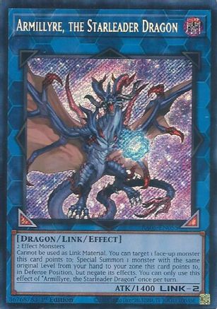 Armillyre, the Starleader Dragon RA05-EN055 Rarity Collection 5 1st Edition Secret Rare Near Mint  English