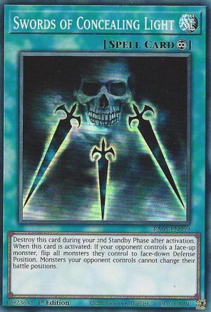 Swords of Concealing Light RA05-EN059 Rarity Collection 5 1st Edition Super Rare   English