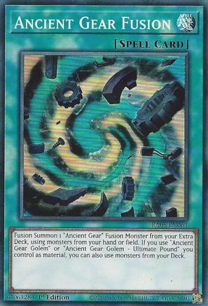 Ancient Gear Fusion RA05-EN063 Rarity Collection 5 1st Edition Super Rare Near Mint  English