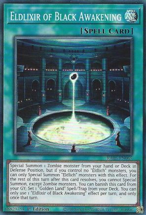 Eldlixir of Black Awakening RA05-EN065 Rarity Collection 5 1st Edition Super Rare Near Mint  English