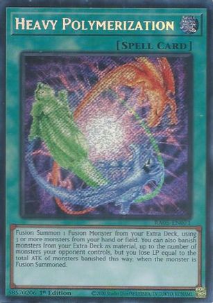 Heavy Polymerization RA05-EN071 Rarity Collection 5 1st Edition Secret Rare Near Mint  English