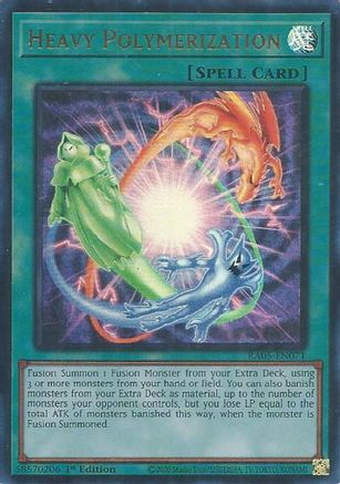 Heavy Polymerization (Ultra Rare) RA05-EN071 Rarity Collection 5 1st Edition Ultra Rare Near Mint  English