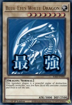 Blue-Eyes White Dragon RA05-EN085 Rarity Collection 5 1st Edition Ultra Rare Near Mint  English
