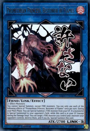 Promethean Princess, Bestower of Flames RA05-EN107 Rarity Collection 5 1st Edition Ultra Rare Near Mint  English