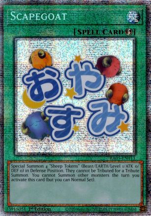 Scapegoat RA05-EN111 Rarity Collection 5 1st Edition Starlight Rare Near Mint  English