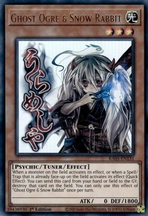 Ghost Ogre & Snow Rabbit RA05-EN131 Rarity Collection 5 1st Edition Ultra Rare Near Mint  English