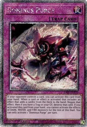 Dominus Purge RA05-EN150 Rarity Collection 5 1st Edition Platinum Secret Rare Near Mint  English