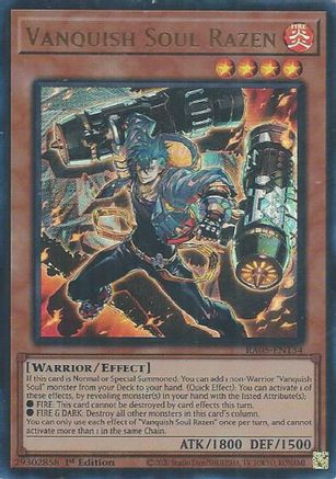 Vanquish Soul Razen (Ultra Rare) RA05-EN134 Rarity Collection 5 1st Edition Ultra Rare   English
