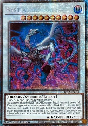Bystial Dis Pater RA05-EN041 Rarity Collection 5 1st Edition Starlight Rare Near Mint  English