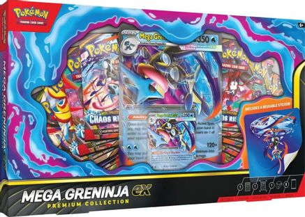 Mega Greninja ex Premium Collection  Miscellaneous Pokemon Sealed Near Mint  English