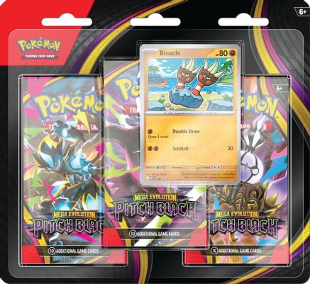 Pitch Black 3 Pack Blister (Binacle)  Pitch Black Sealed Near Mint  English