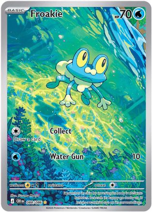 Froakie 088/086 Chaos Rising Illustration Rare Near Mint  English