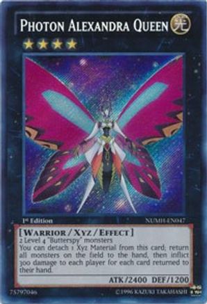 Photon Alexandra Queen Number Hunters NUMH-EN047 Near Mint Secret Rare English 1st Edition