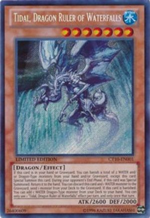 Tidal, Dragon Ruler of Waterfalls 2013 Collectors Tins CT10-EN001 Near Mint Secret Rare English Limited