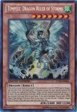 Tempest, Dragon Ruler of Storms 2013 Collectors Tins CT10-EN004 Near Mint Secret Rare English Limited