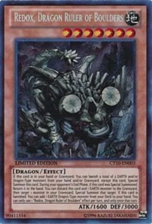 Redox, Dragon Ruler of Boulders 2013 Collectors Tins CT10-EN003 Near Mint Secret Rare English Limited