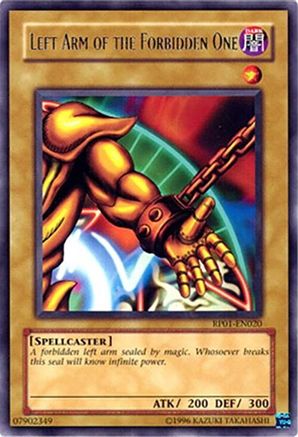 Left Arm of the Forbidden One Retro Pack 1 RP01-EN020 Near Mint Rare English Unlimited