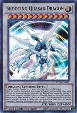 Shooting Quasar Dragon Legendary Collection 5D's LC05-EN005 Near Mint Ultra Rare English Limited