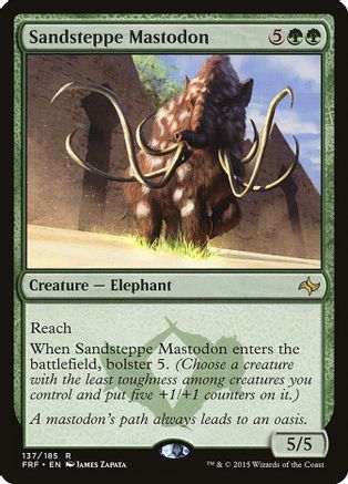 Sandsteppe Mastodon Fate Reforged 137 Near Mint Rare English Normal