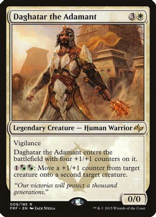 Daghatar the Adamant Fate Reforged 9 Near Mint Rare English Normal